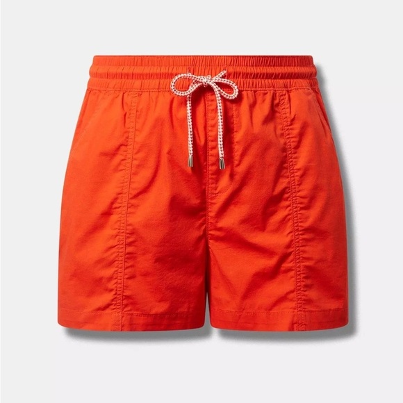 TORRID Pull-On High-Rise Poplin Yacht Short - Picture 3 of 4